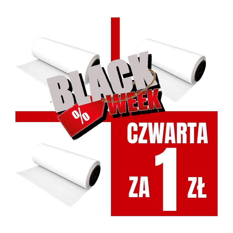 FOLIA DTF 33cm x 100m ,,HOT PELL,, 3+1za 1zł