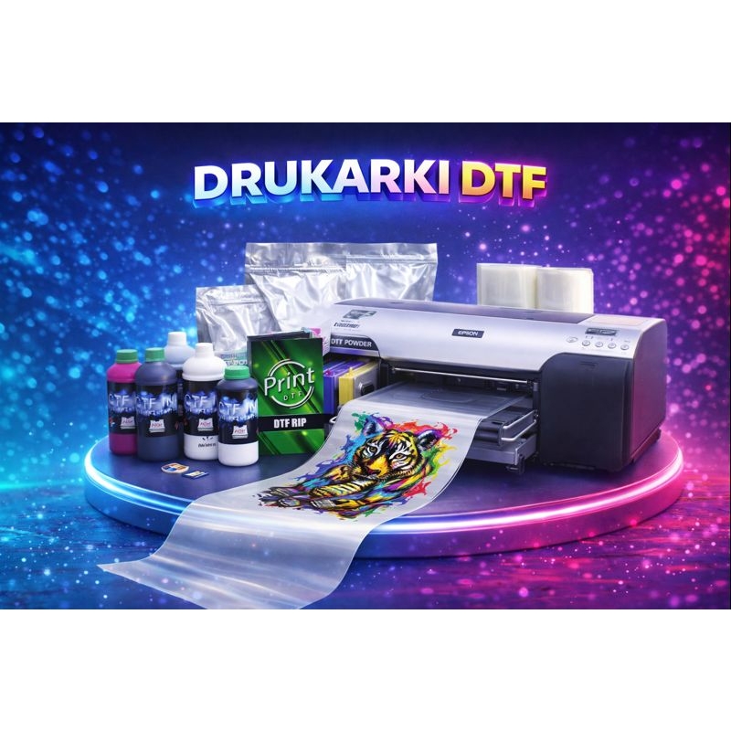 EPSON STYLUS PRO 4880 ZESTAW  MEGA DTF ZE SZKOLENIEM+RIP A3 + PIEC